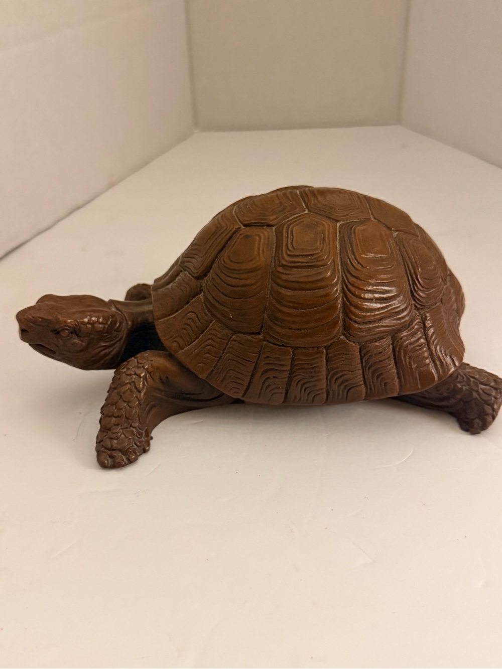 Brown Turtle Pecan Resin Decor Figurine
